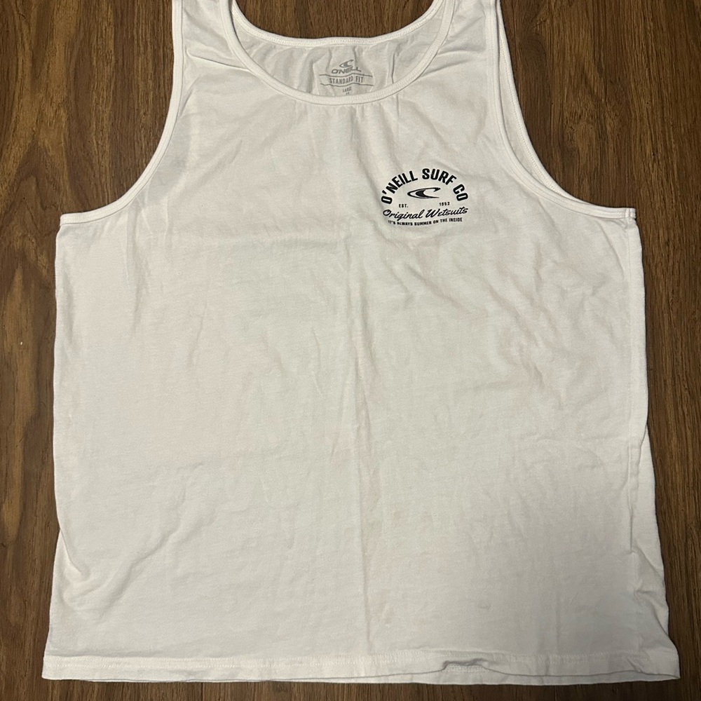 O'Neill White Surf Co Tank Top